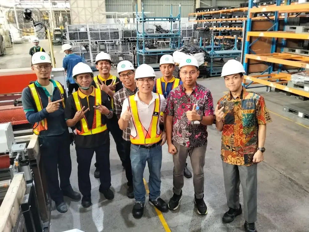 MOCO engineering team on site